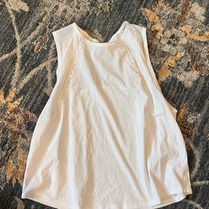 lululemon athletica White Sleeveless Athletic Tank